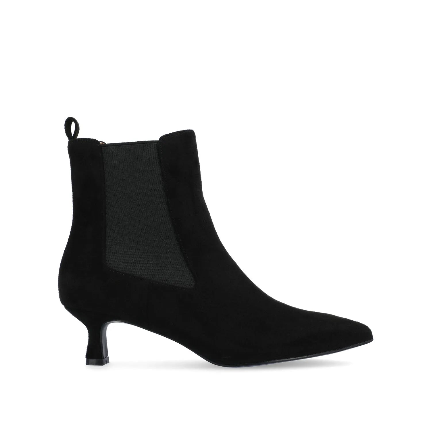 Black Faux Suede