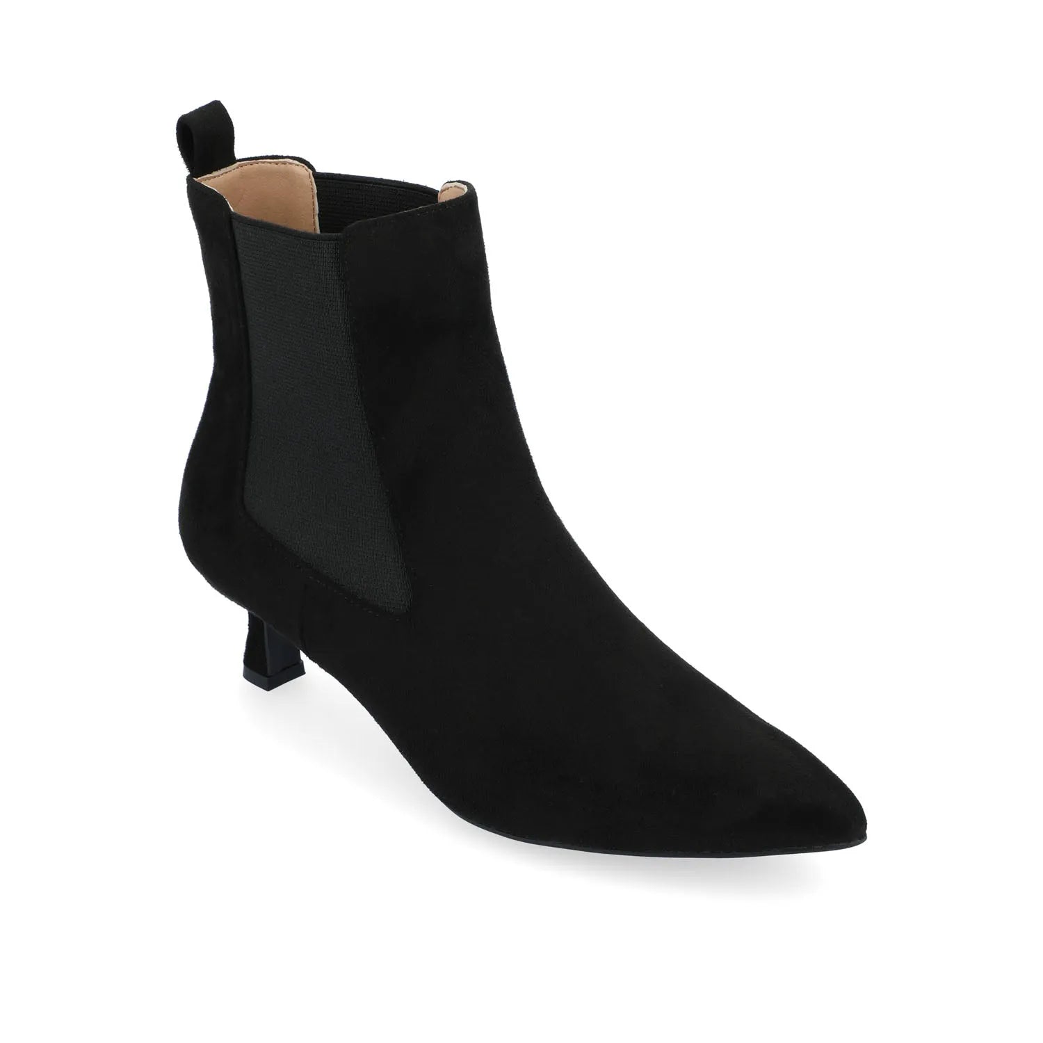 Black Faux Suede