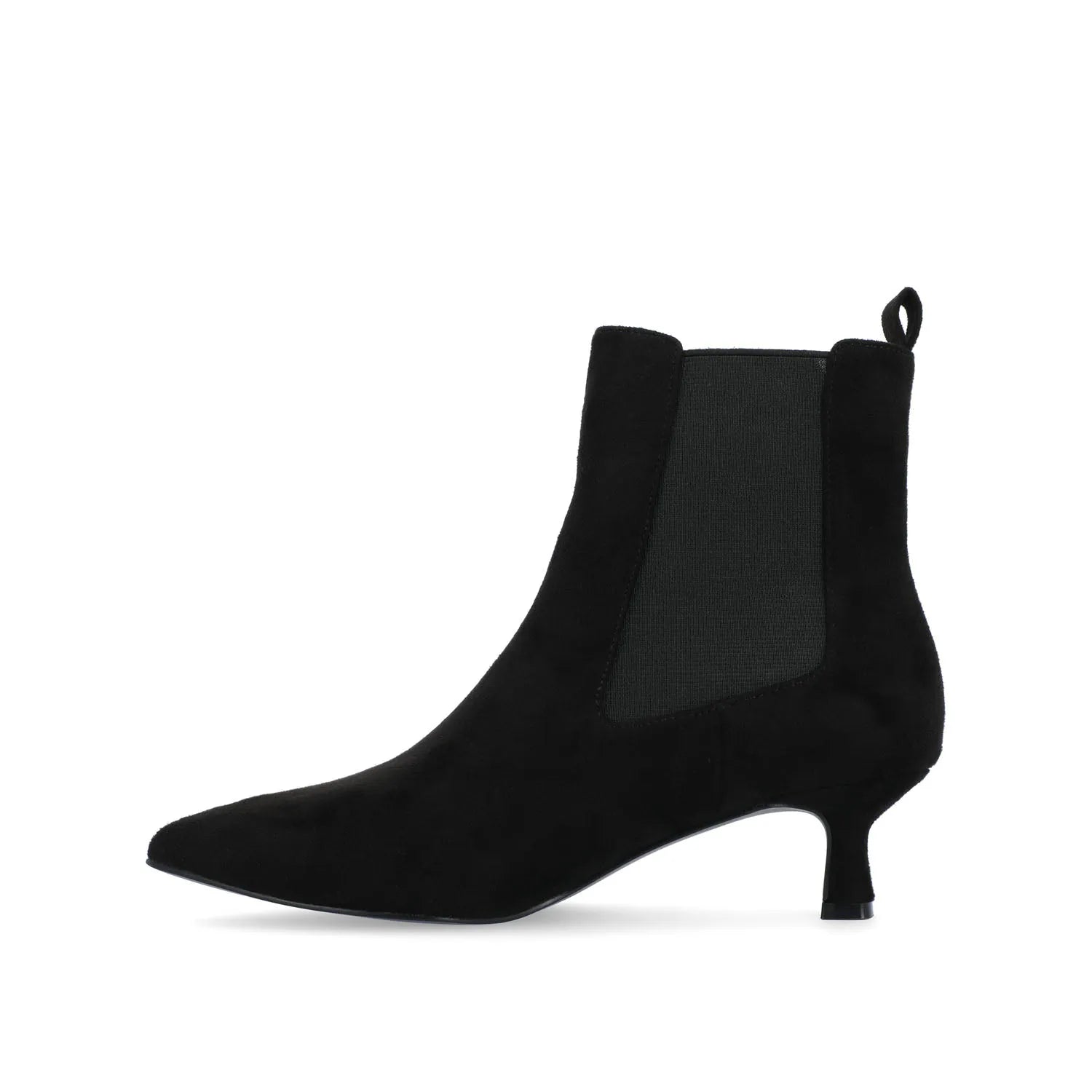 Black Faux Suede