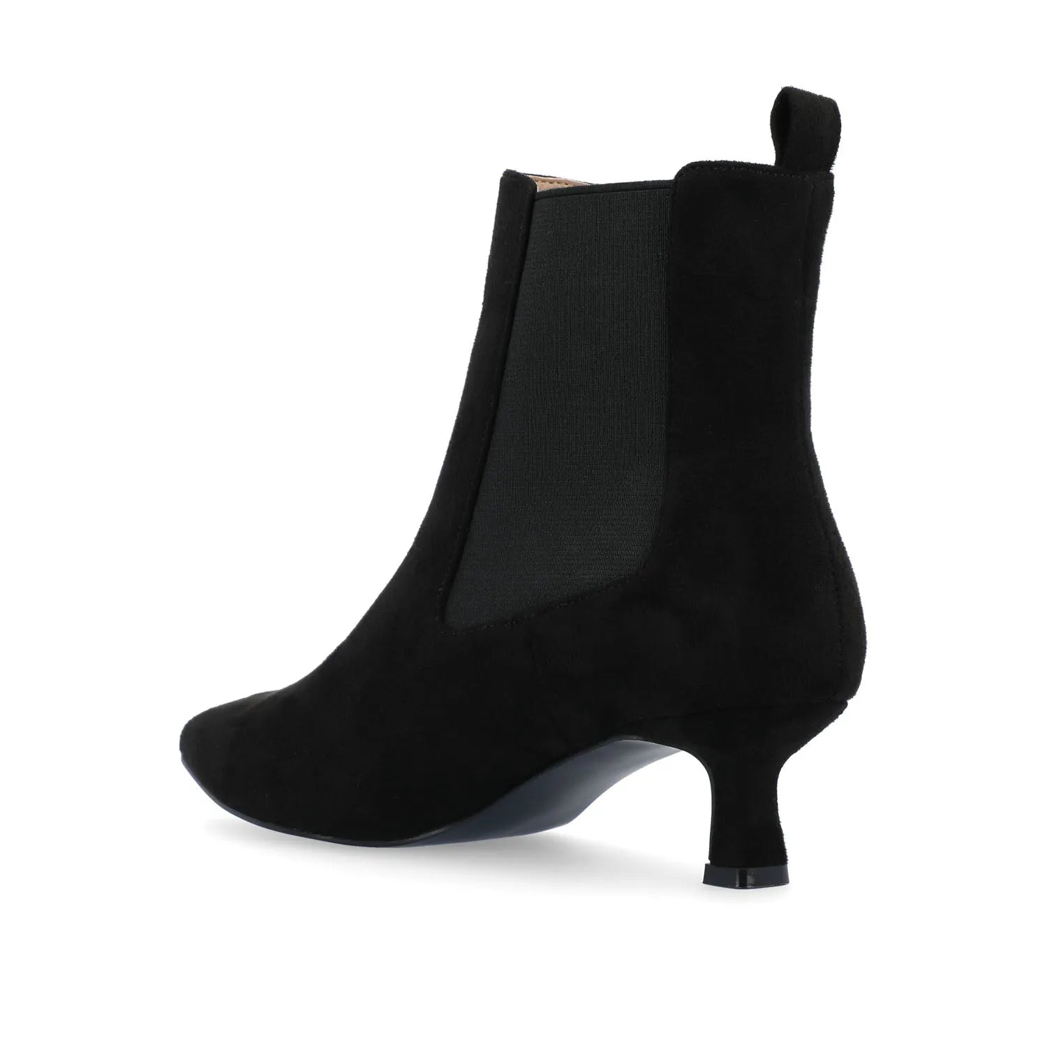 Black Faux Suede