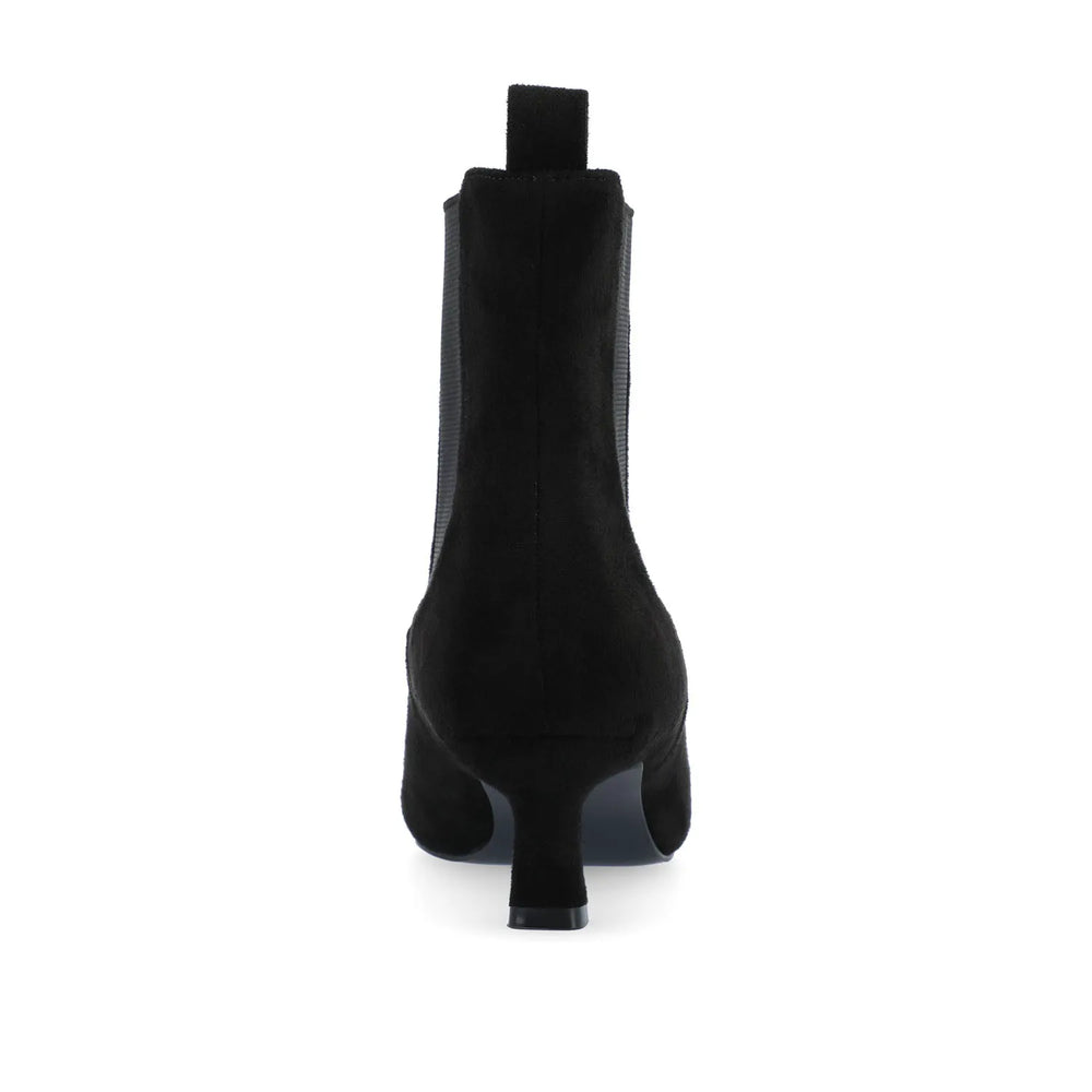 Black Faux Suede