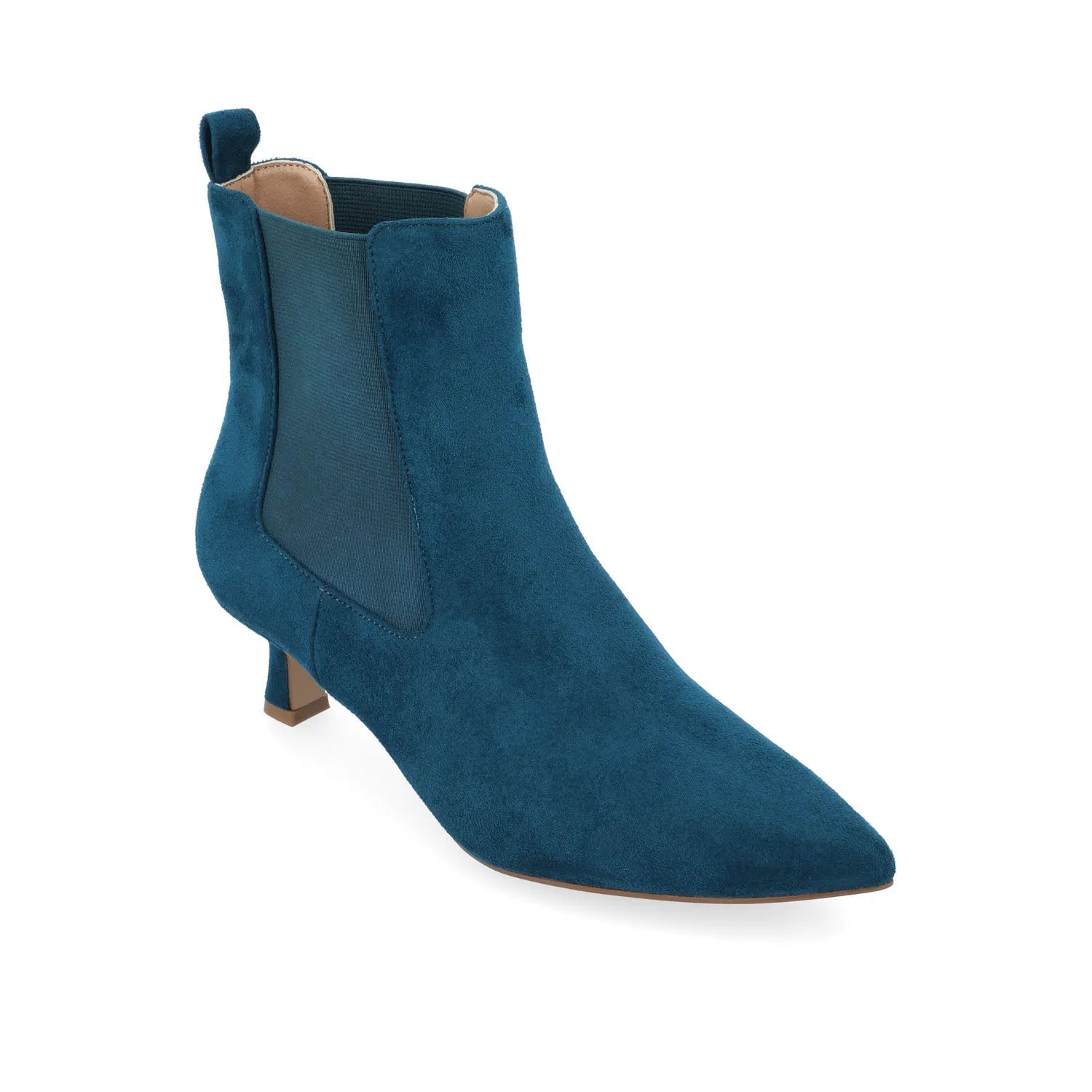 Blue Faux Suede