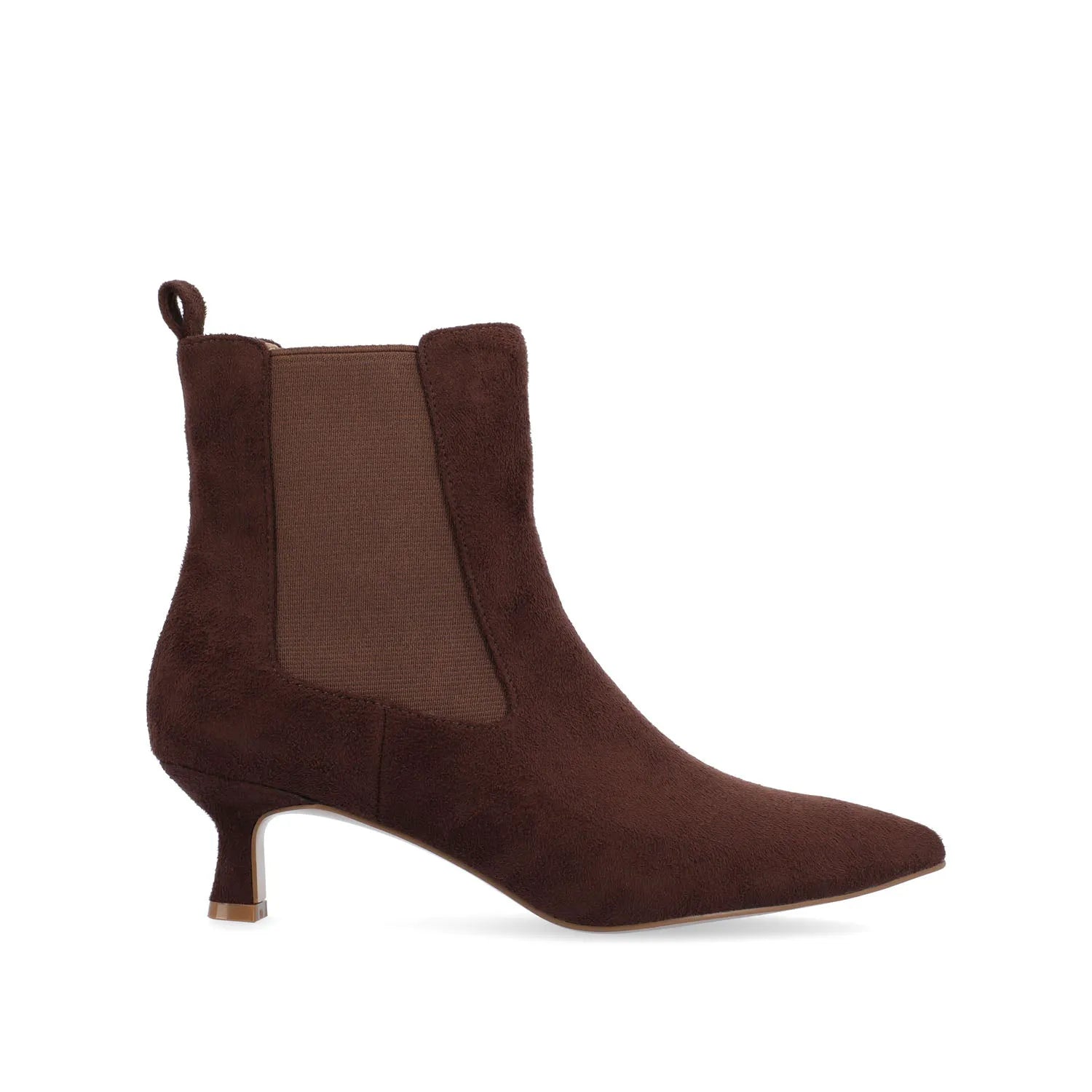 Brown Faux Suede