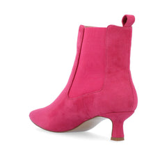 Pink Faux Suede