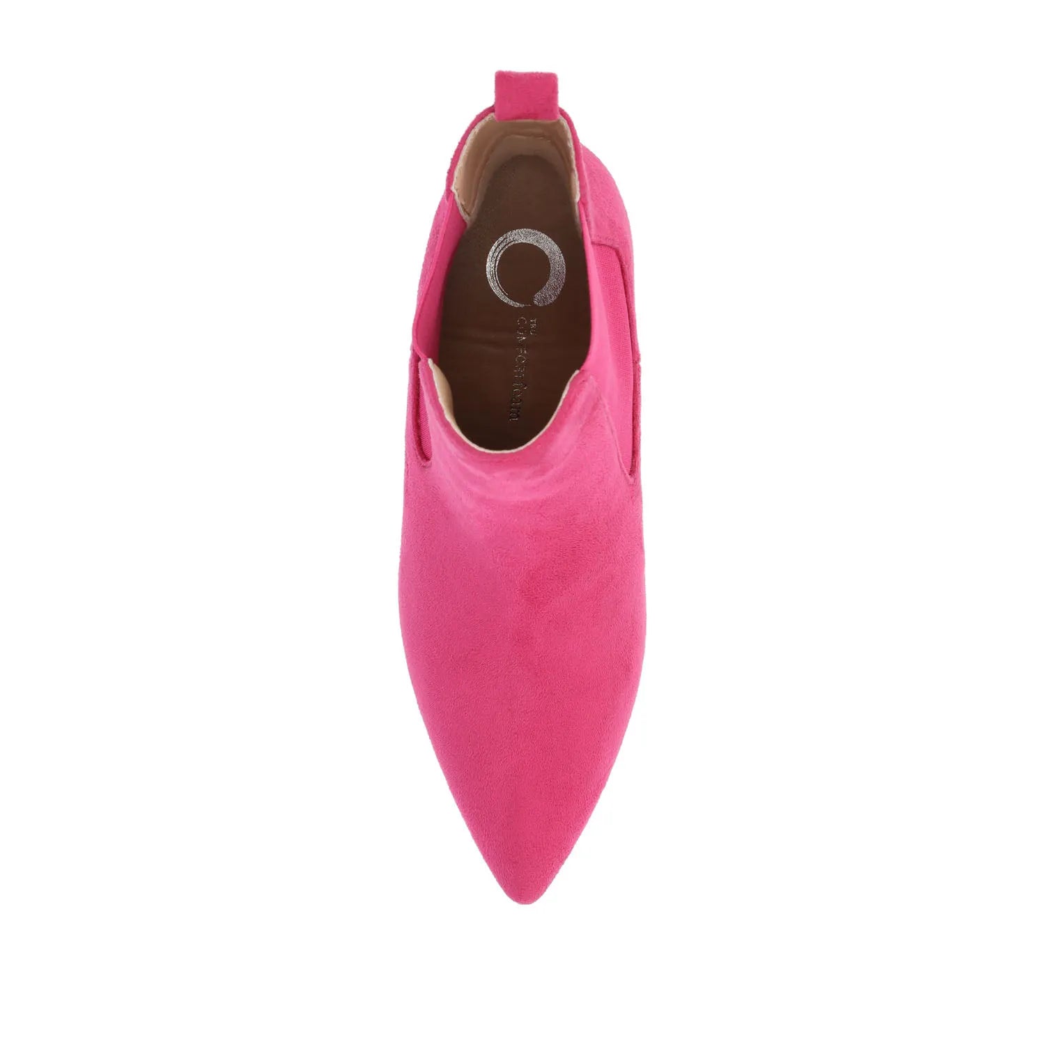 Pink Faux Suede