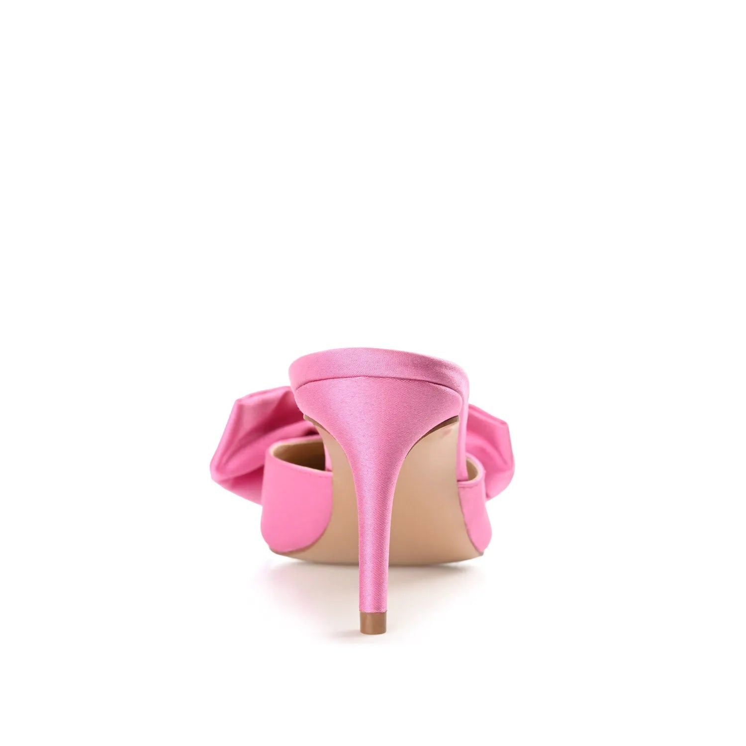 TIARRA STILETTO HEELS IN SATIN - Pink