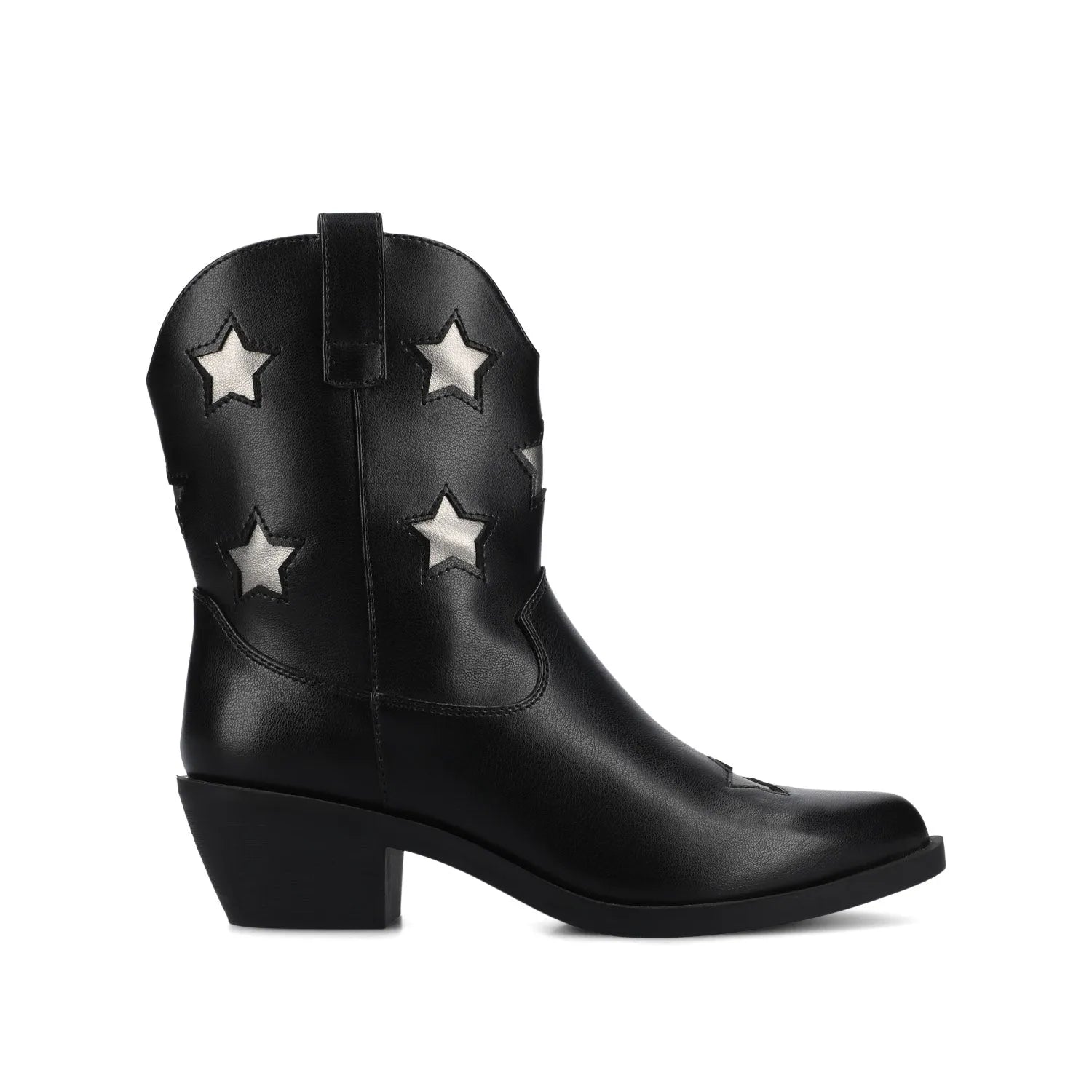 Underwood Western Star Booties in Wide - Black