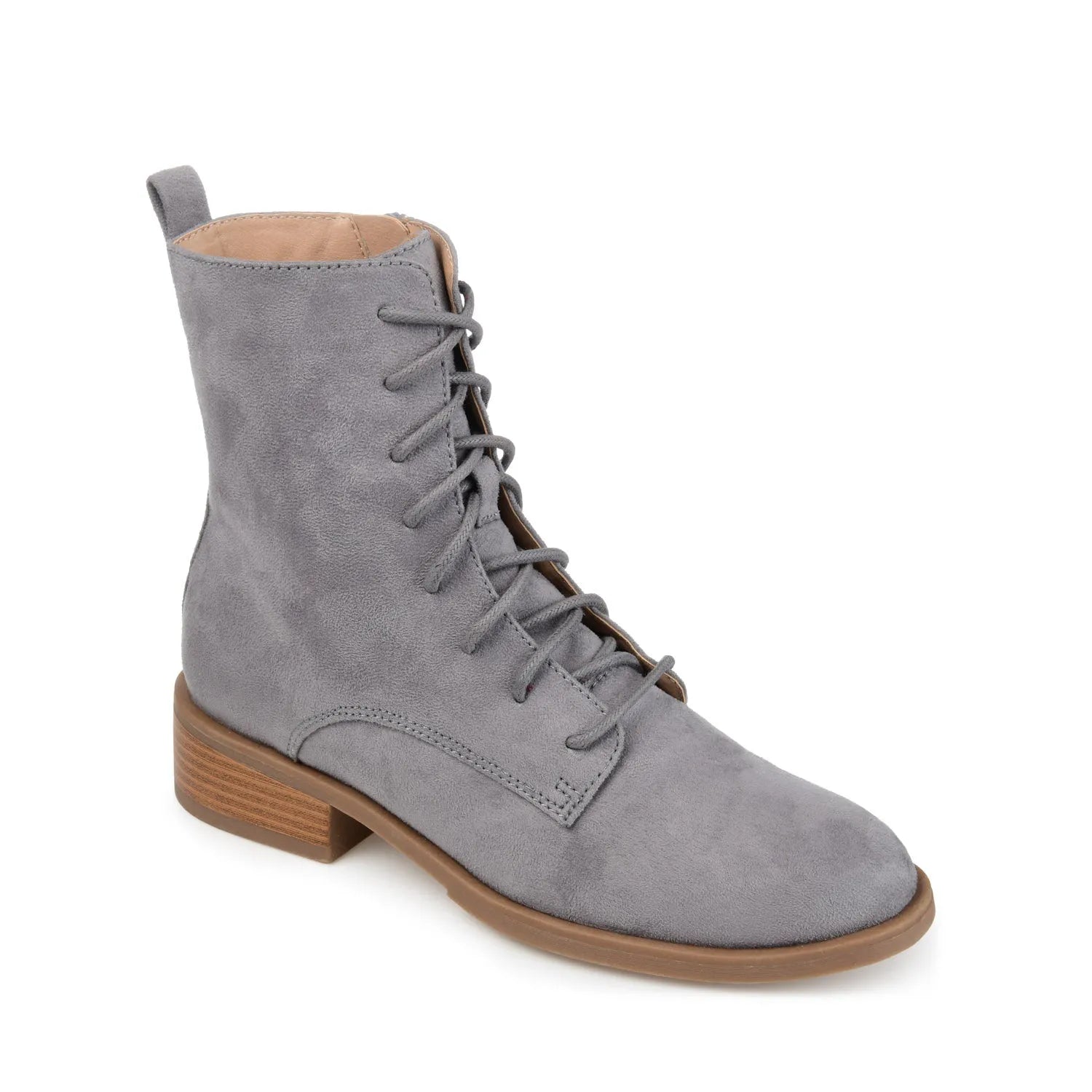 VIENNA COMBAT BOOTIES - Grey