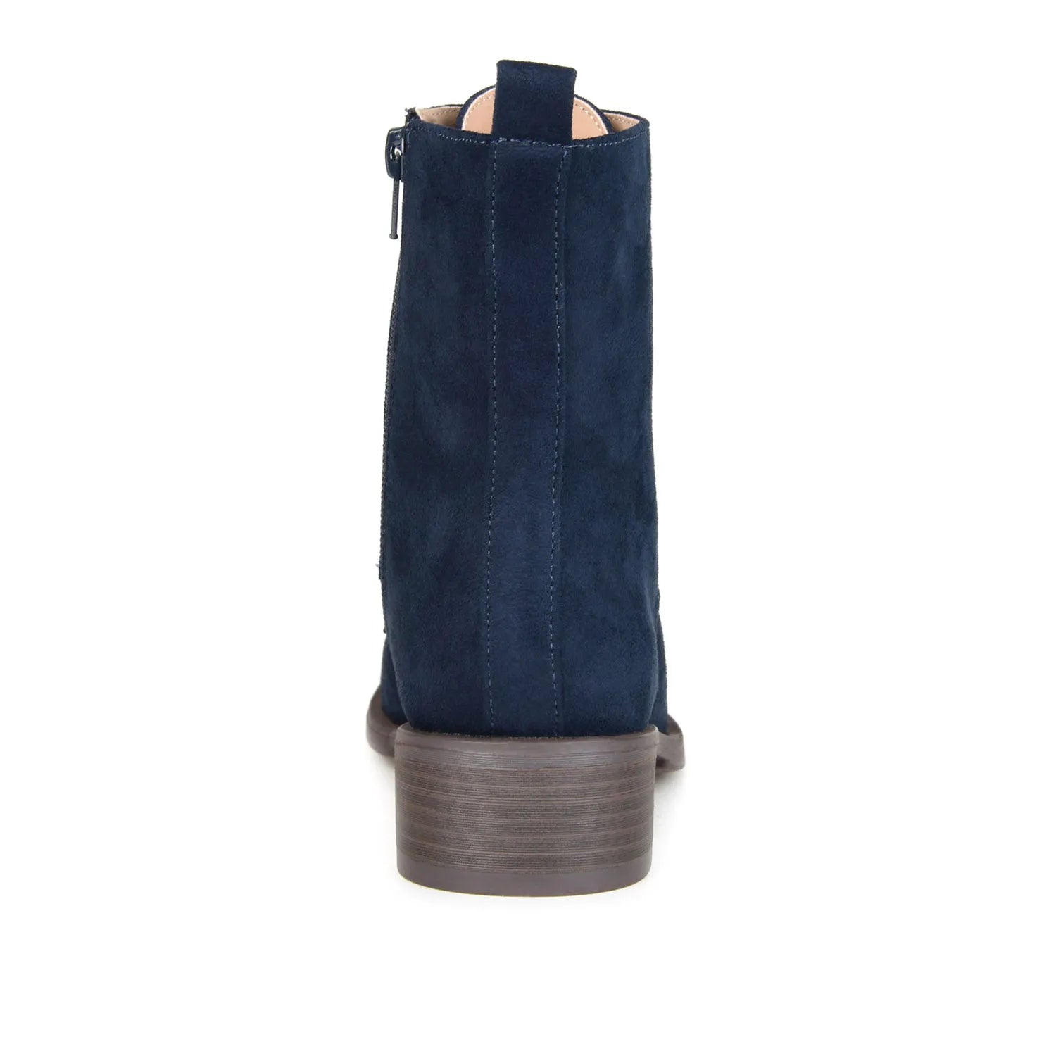 Wide Navy Vienna Combat Booties