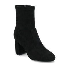 VIVIA Wide Dress Booties - Black