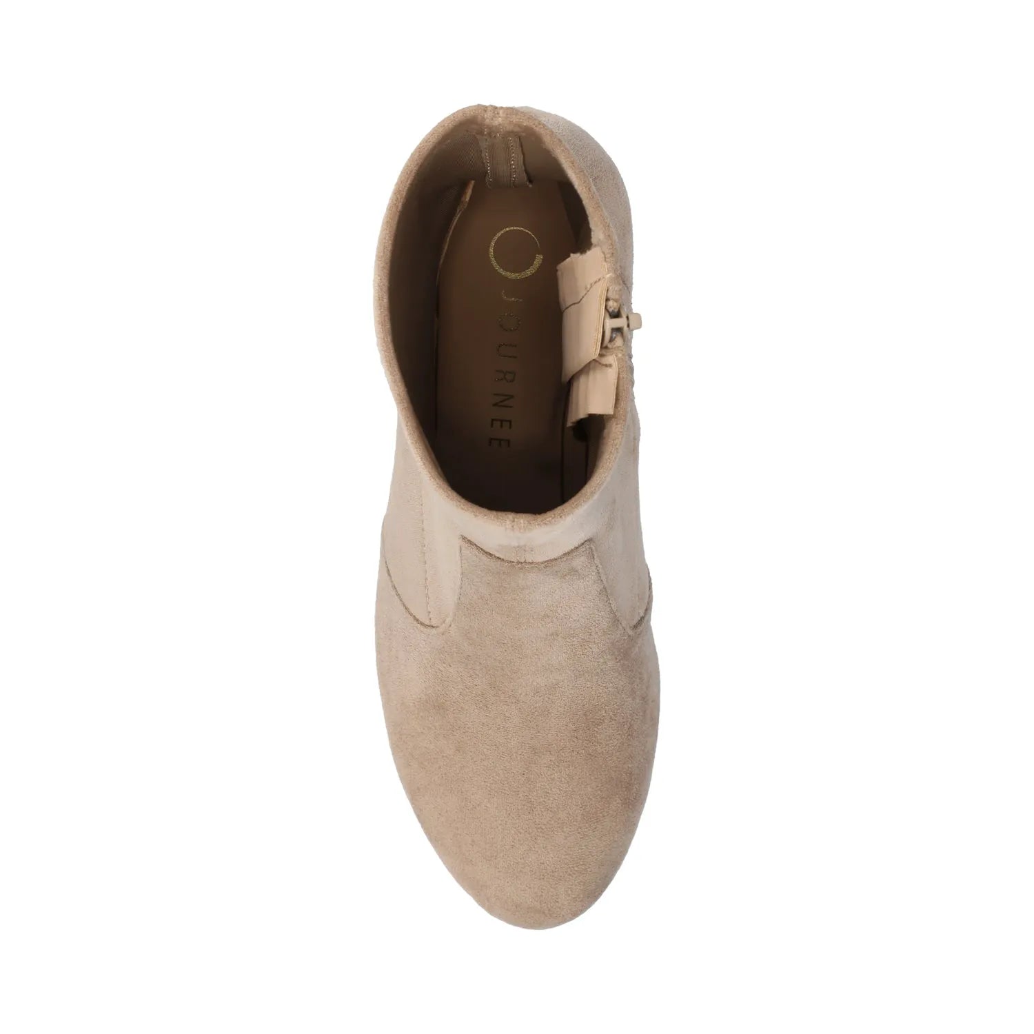 VIVIA Wide Dress Booties - Taupe