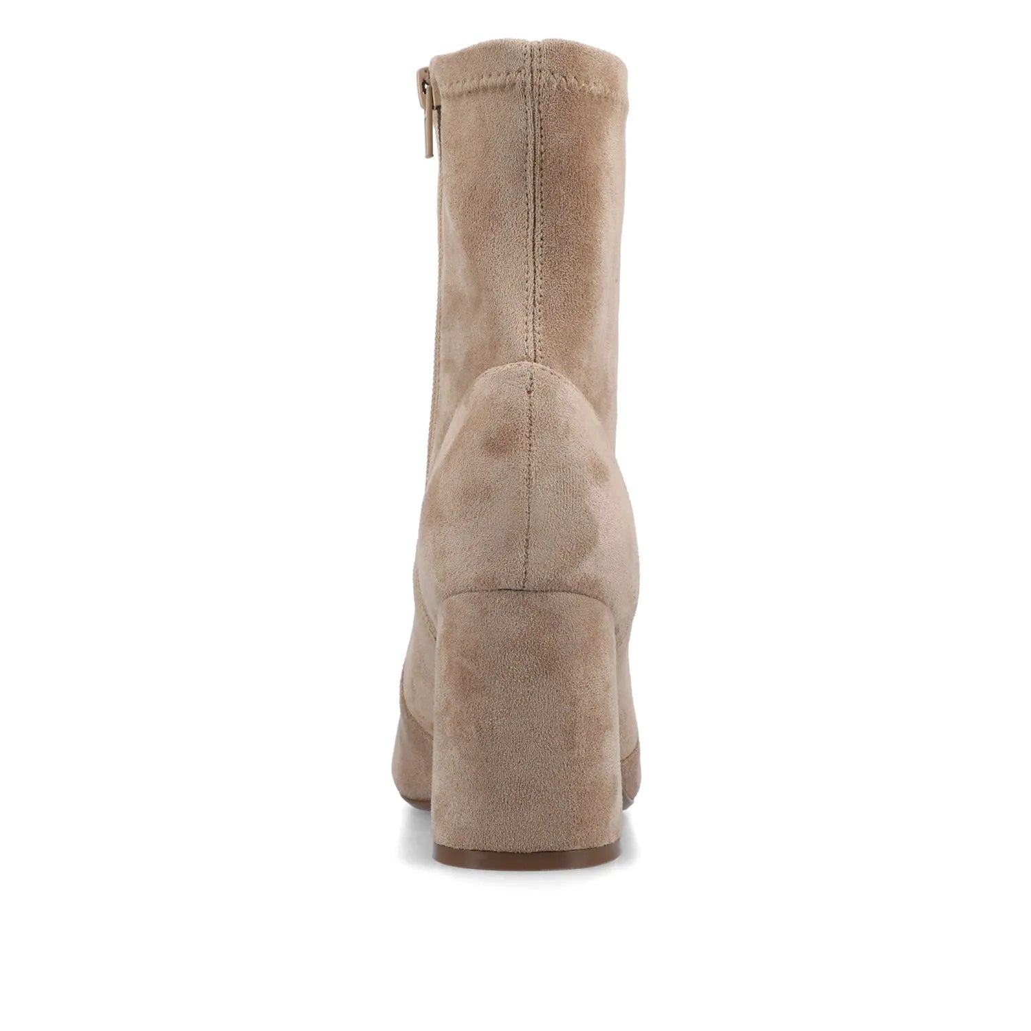 VIVIA Wide Dress Booties - Taupe