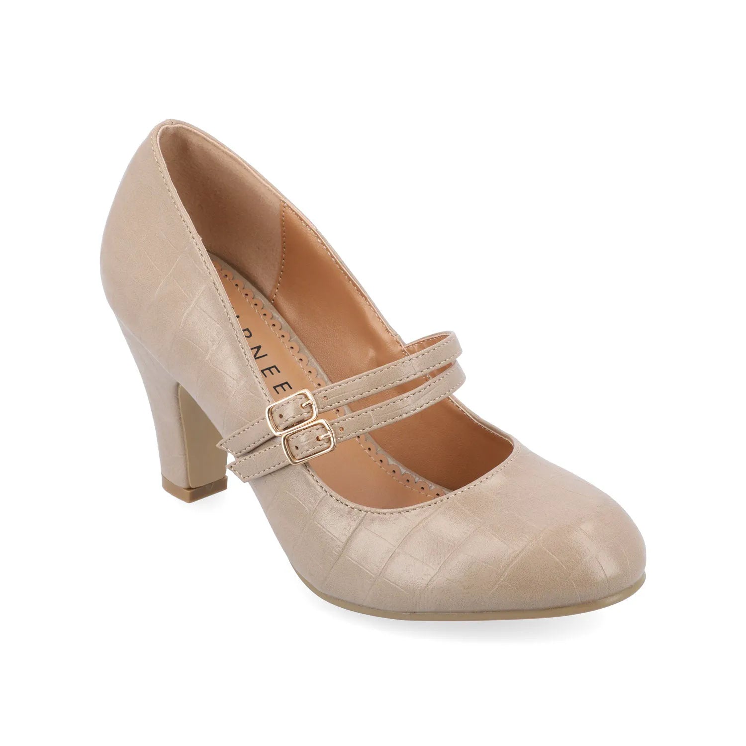 Windy Mary Jane Pump Heels in Statement - Taupe