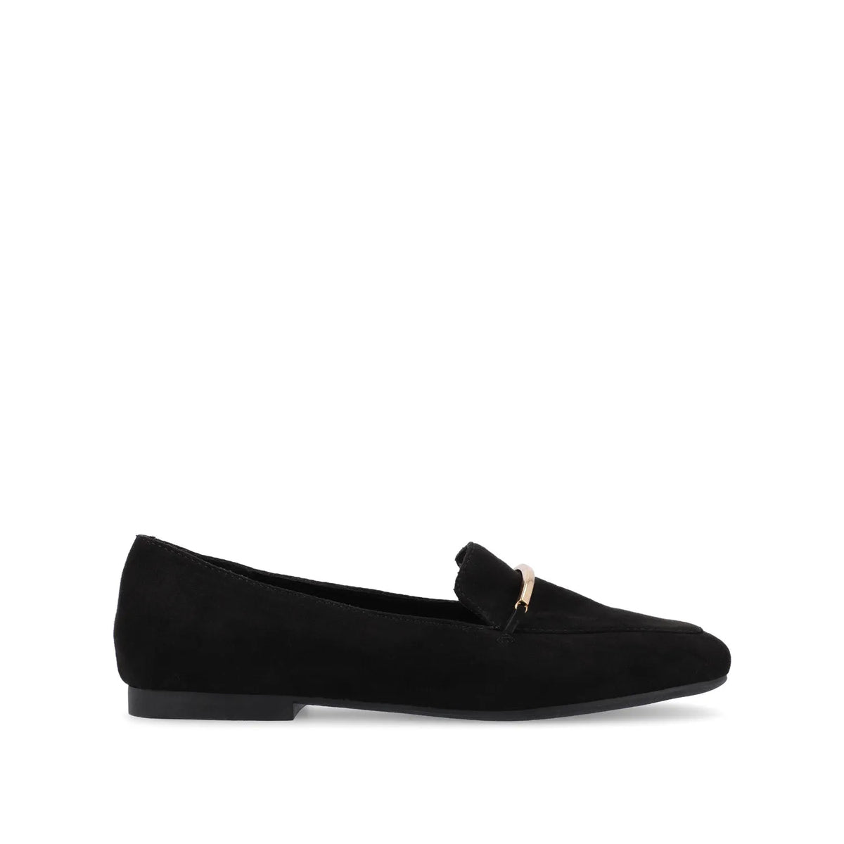 Black Faux Suede
